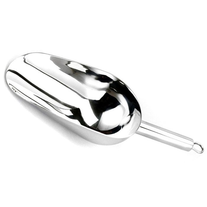 HAPPYNUTS ICE SCOOPS Multipurpose Mirror Finished Stainless Steel Scoop, 24 Ounces N3