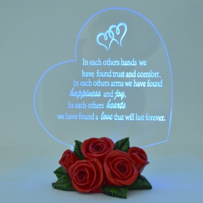 Gift Garden Heart Shaped LED Light N37