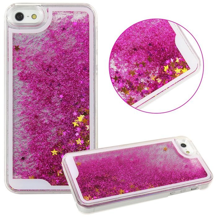 iPhone 4S Case,Phezen Bling Glitter Soft Gel Clear TPU Case for iPhone 4/4S , Glow in the Dark Luminous Heart... N21