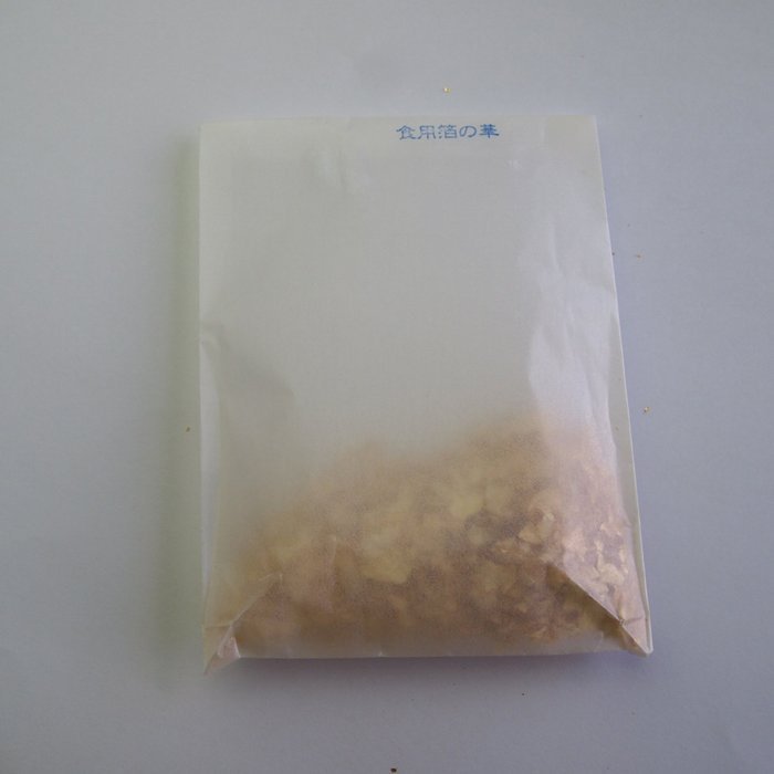 Four Seasons Zipangu Edible Gold Leaf Flakes 0.1 gm Gold N2
