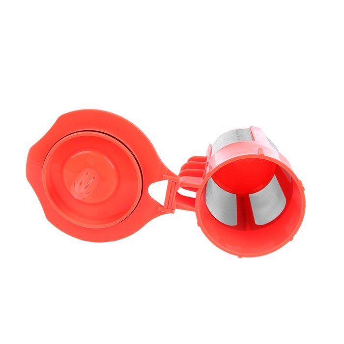 Powstro Reusable Coffee Filter, 2pcs Refillable Compatible with Keurig 2.0 K-Carafe (with Coffee Spoon) N3