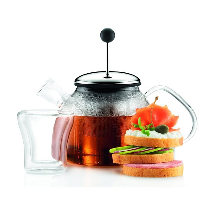 Bodum Marcel Glass Tea Press, 40 Ounce N4