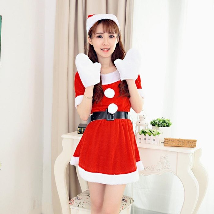 Christmas Costume Fancy Dress ,BeautyVan Women Sexy Santa Christmas Costume Fancy Dress Xmas Office Party Outfit N90