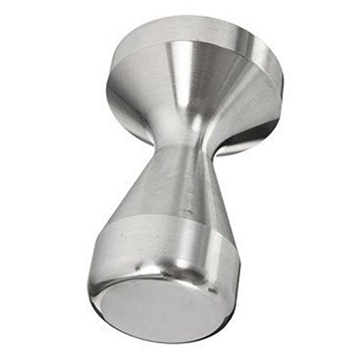 51mm Stainless Steel Silver Coffee Bean Tamper Barista Espresso Press Flat Base by Micro Shops N4