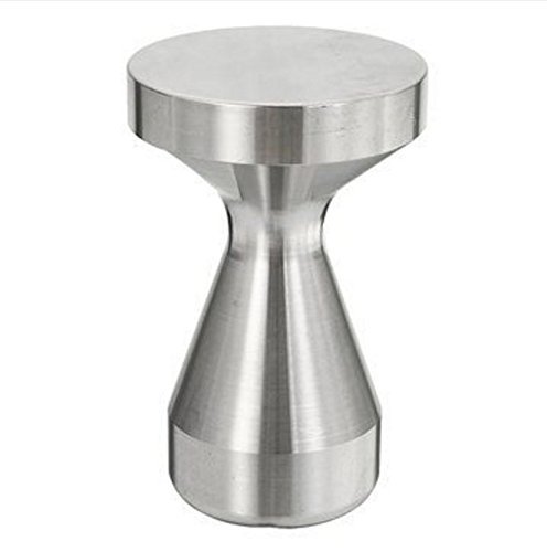 51mm Stainless Steel Silver Coffee Bean Tamper Barista Espresso Press Flat Base by Micro Shops N5
