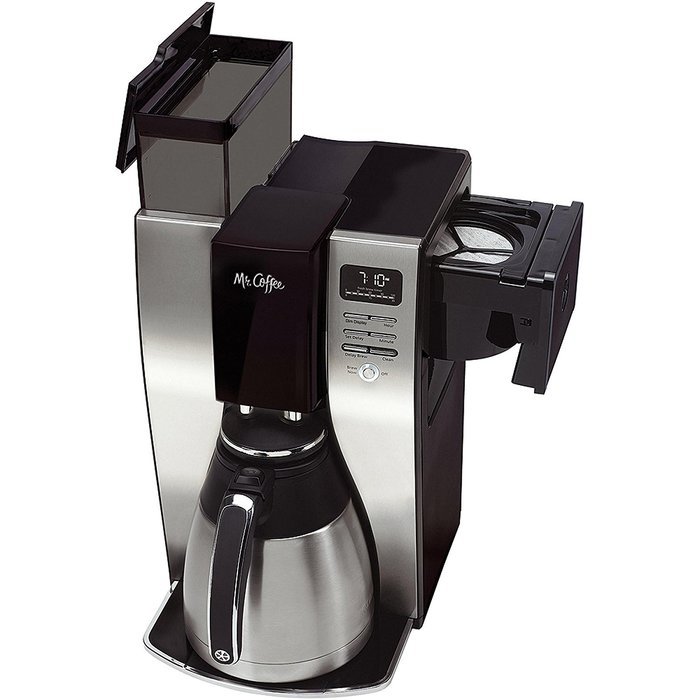 Fast And Easy Filling 10-Cup Optimal Brew Thermal Coffee Maker, Silver N3