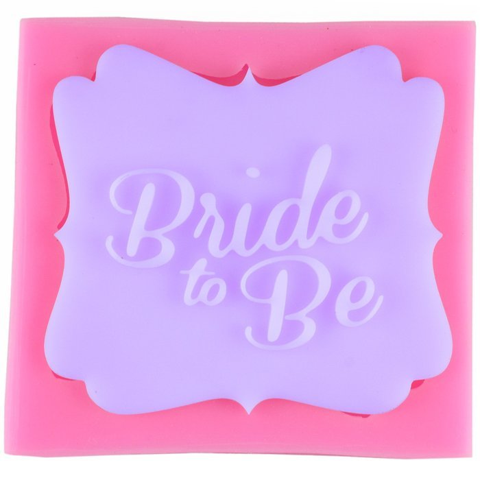 Mujiang Bride to Be Silicone Gumpaste Sugar Chocolate Fondant Molds N5