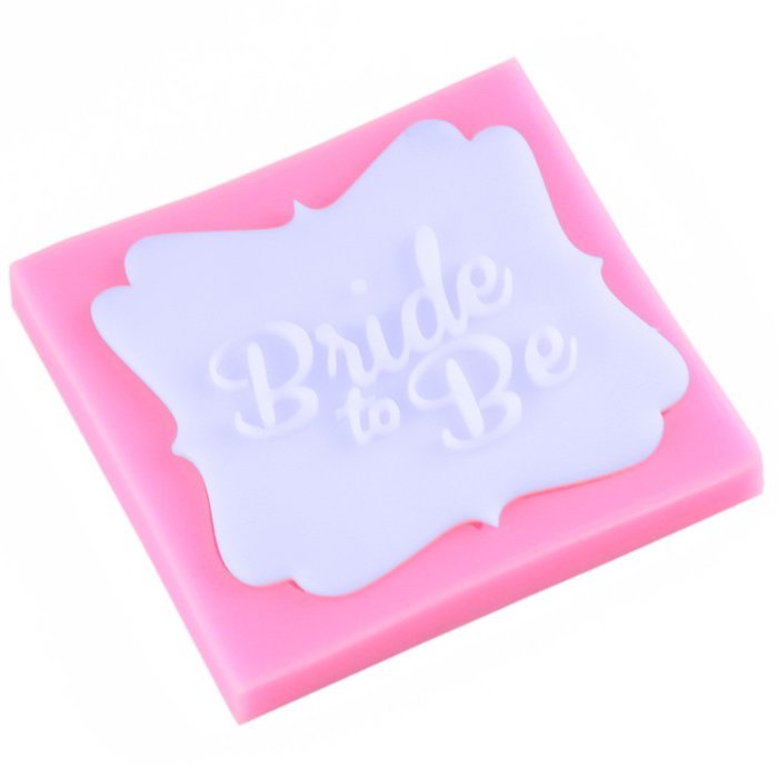 Mujiang Bride to Be Silicone Gumpaste Sugar Chocolate Fondant Molds N7