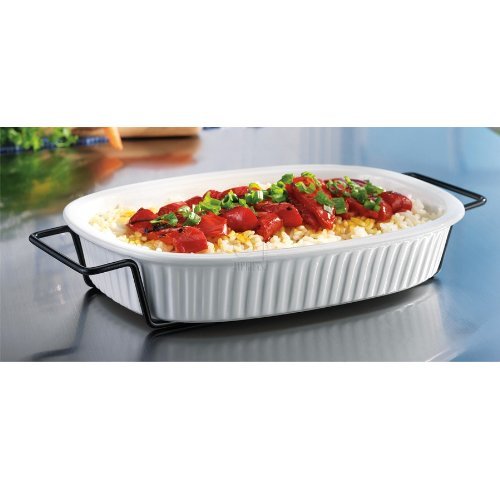 Home Essentials & Beyond 61464 White Essentials 1 Quart Baker