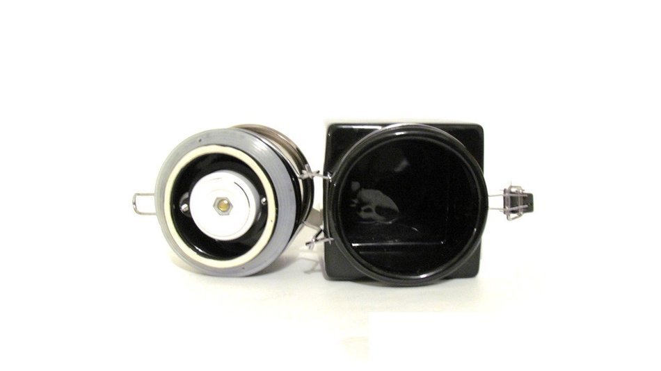 CoffeeWerks "Vintage Cafe" Manual Ceramic Burr Coffee Grinder (Black) N2