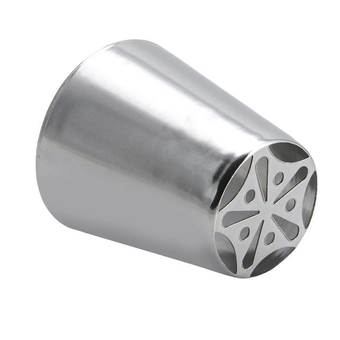 Naturebelle Russian Piping Tips Nozzles,Stainless Steel Cake Sugarcraft Decorating Tool Kit N5