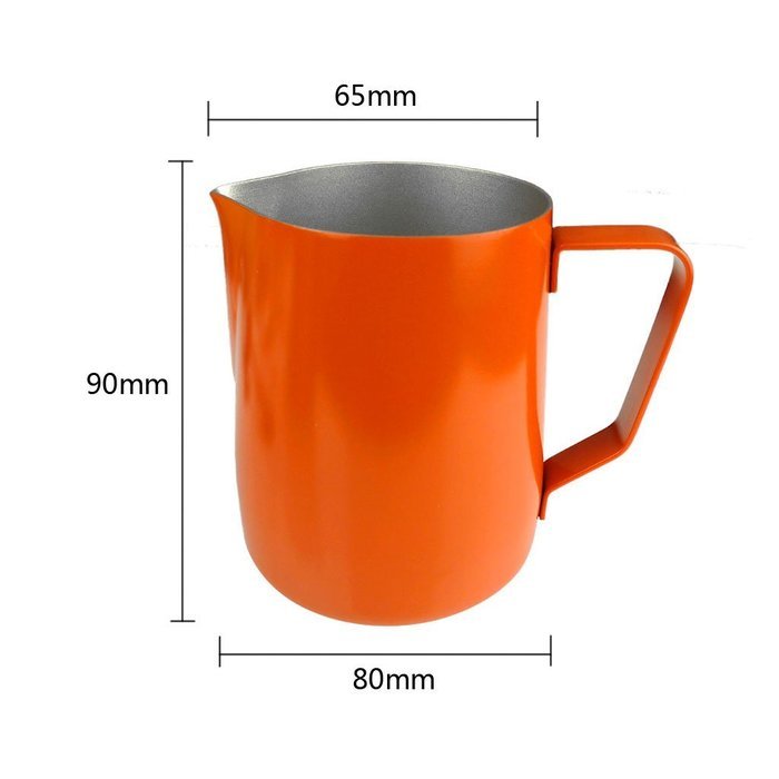 350ML Thick Stainless Steel Coffee Frothing Milk Latte Expresso Art Jug Pitcher - Green , As Described N30