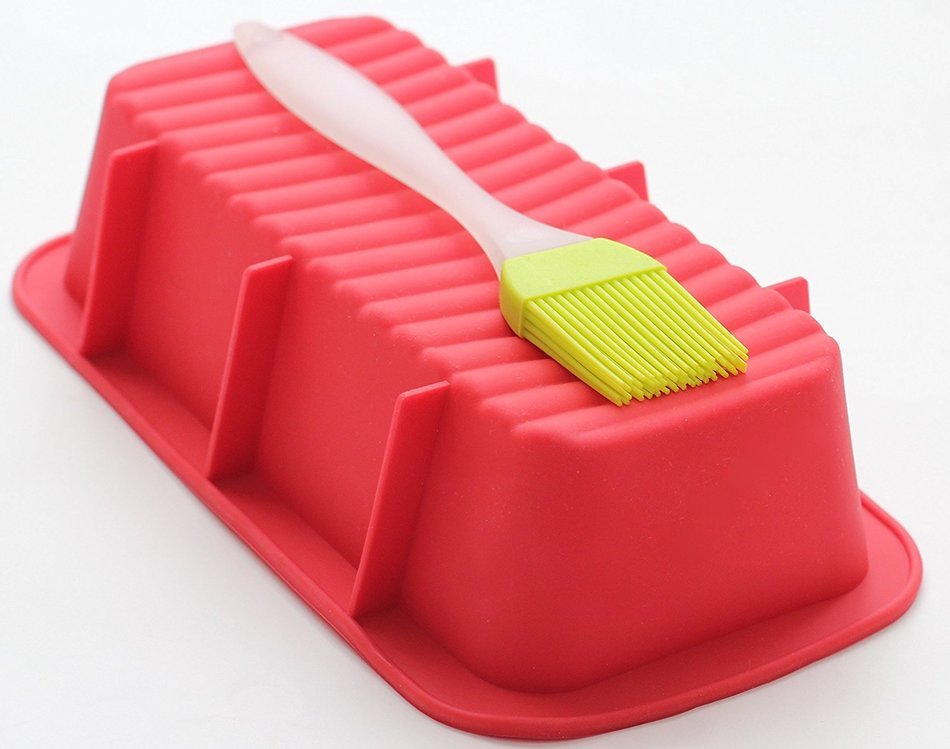 Bread Pan - Best Bakeware for Baking Loaf and Large Cakes - Includes a Free Basting Brush - Commercial Grade Non... N11