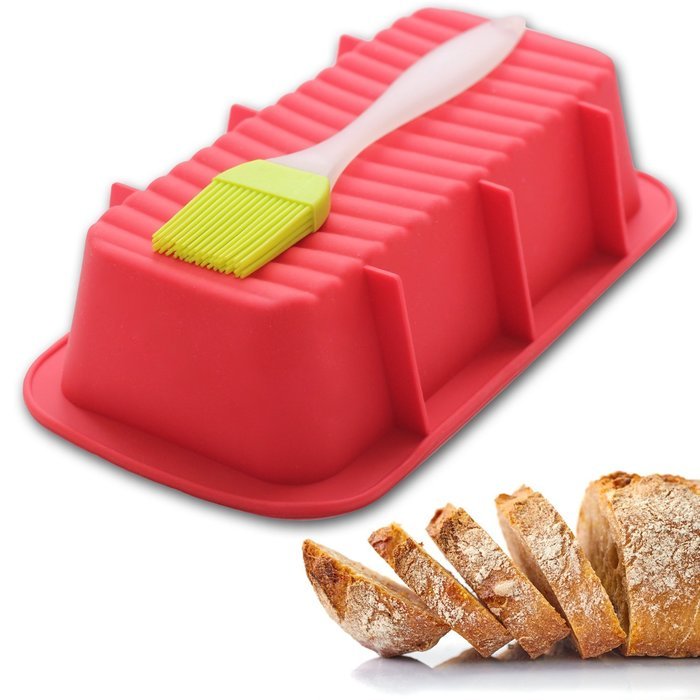 Bread Pan - Best Bakeware for Baking Loaf and Large Cakes - Includes a Free Basting Brush - Commercial Grade Non... N12