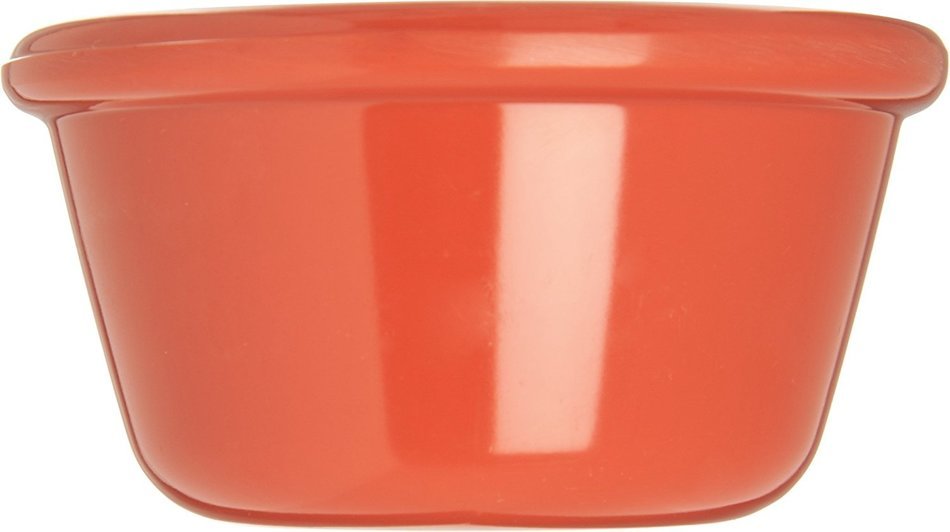 Carlisle S28552 Melamine Smooth Ramekin, 4 oz Capacity, 1.43" Height, Sunset Orange (Case of 48) N5
