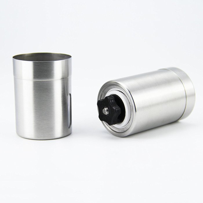 SZMWL Mini Hand Coffee Grinder Manual Coffee Press Ceramic Burr Grinder Made with Professional Grade Stainless... N7