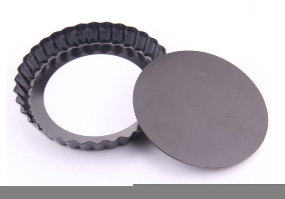 Ancdream 11 inch Non-Stick Removable Loose Bottom Quiche Pan, Round Tart Quiche Pan