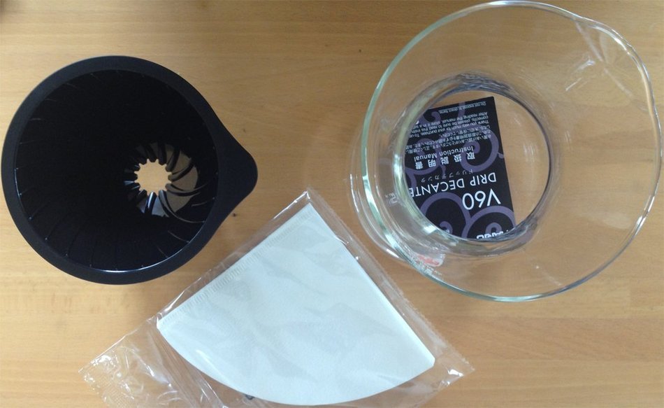 Hario V60 Kettle, Decanter & Paper Filters - Three Products All Sold Together N2