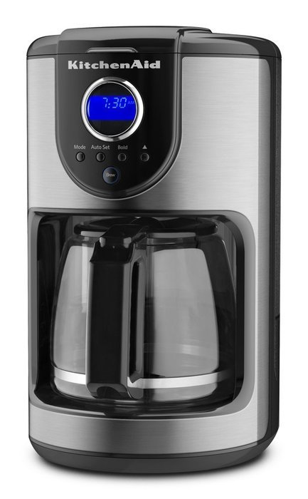 KitchenAid KCM111OB 12-Cup Glass Carafe Coffee Maker - Onyx Black N3