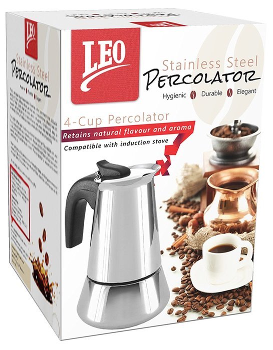 Leo Coffee Percolator 4 Cup N2