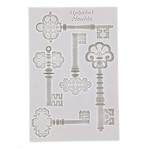 Keys Set of 5 Mold by Alphabet Moulds