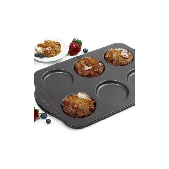Norpro Puffy Muffin Top Pan Makes 6 Non Stick Crowns 4" Wide .5" Deep 2-Pack