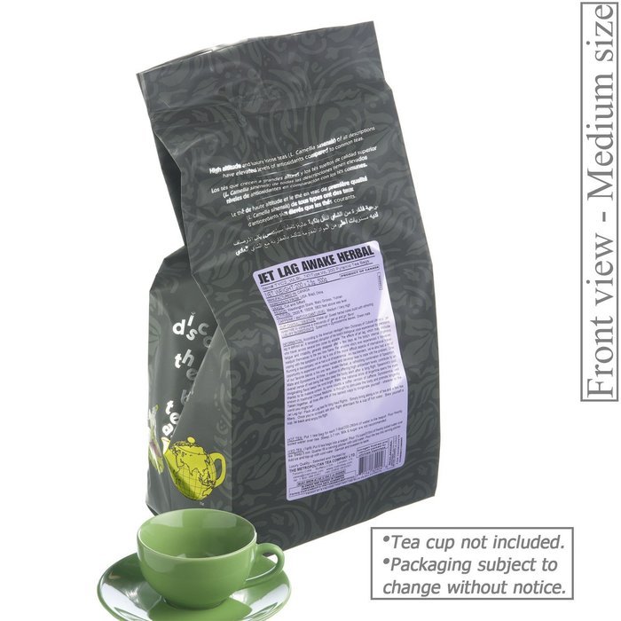 Metropolitan Tea 200 Count Pyramid Shaped Teabags, Awake Herbal Wellness N2