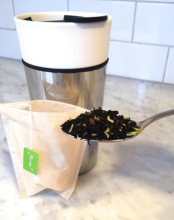 Best Tea Filter Bags With Drawstring, Disposable Infusers, Premium Unbleached Biodegradable Paper, Ideal Size... N4