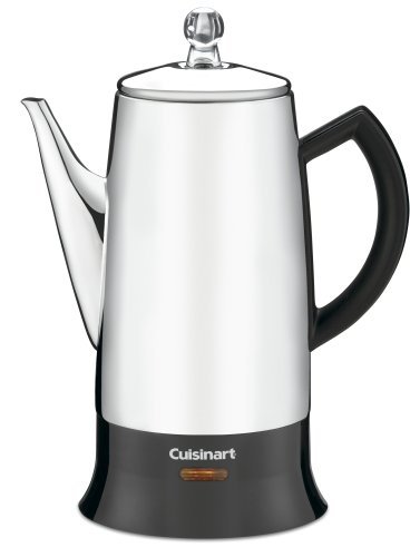 Cuisinart PRC-12FR Classic Stainless Percolator, Stainless Steel (Certified Refurbished)