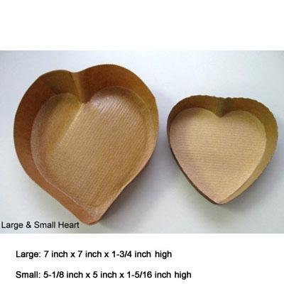 Novacart Heart Paper Baking Mold - Small, 12Pk