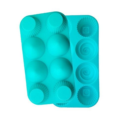 GUO -Chocolate Silica gel Mold cake Baking mold 5 pieces N2