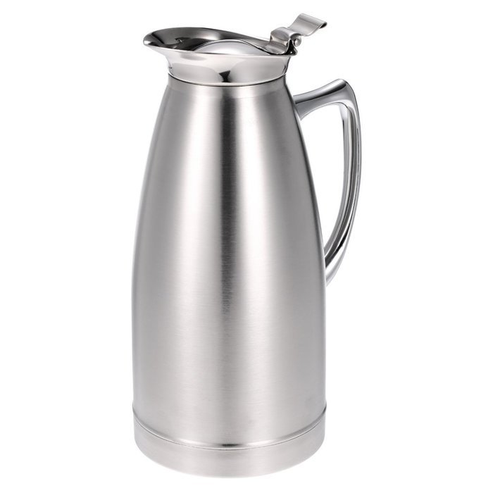 Anself Large Capacity Stainless Steel Vacuum Carafe Coffee Pot Thermal Jug Water Pitcher, Double Walled Insulated N3