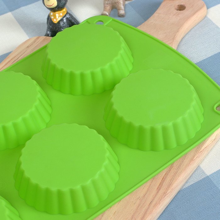 Webake 6-Cavity Cake Mold for Homemade Tart, Bundt, Cheesecake, Pudding, Jello, and More N4