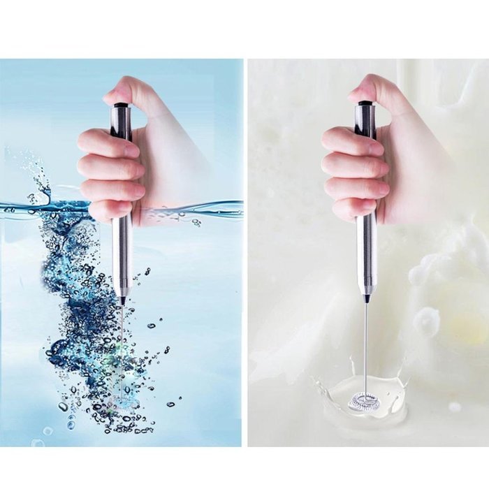 Handheld Electric Milk Frother-Napoo Milk Frothing Pitchers - Perfect Creamy Milk In Seconds - Portable For Easy... N8