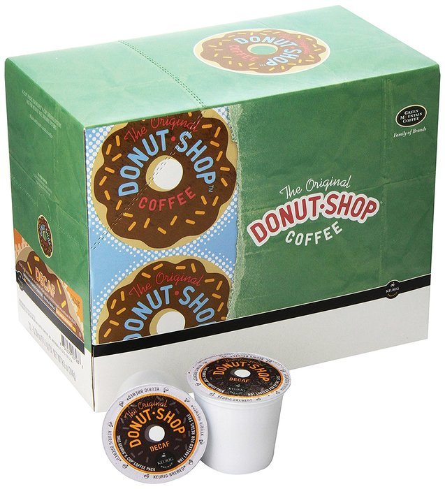 Coffee People Donut Shop Decaf Medium Roast Extra bold, 22-Count K-Cup Portion Pack for Keurig Brewers N11