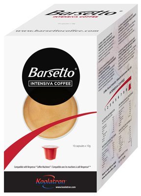 Koolatron BARSCAP10-INT Intensiva Coffee Pods Barsetto (10 Pack)
