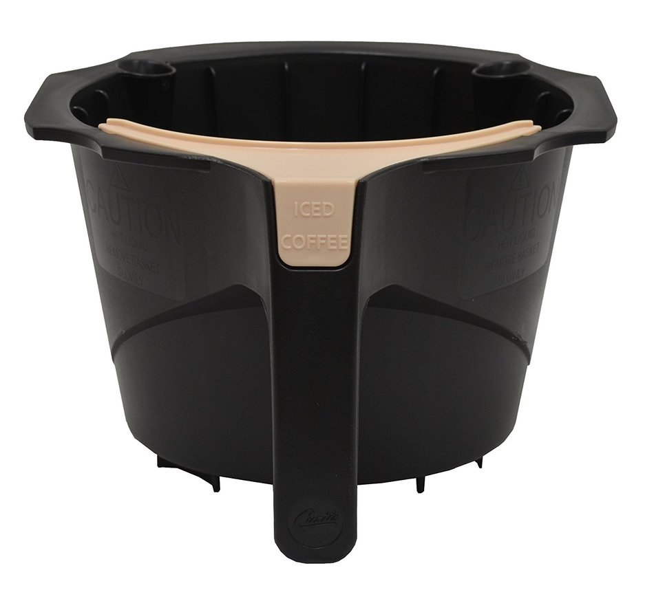Wilbur Curtis Brew Cone Assembly with Splash Pocket, &ldquo;Iced Coffee&rdquo; - Commercial-Grade Brew Basket - WC-3422IC...