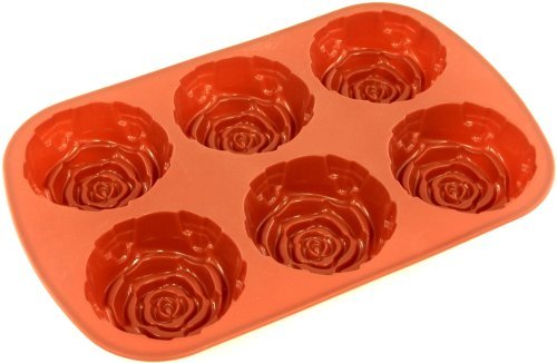 World Cuisine Non-Stick Silicone Mold, Rose
