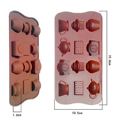 Sher Teapot Shaped Baking Molds Ice/ Chocolate / Cake Mold N2