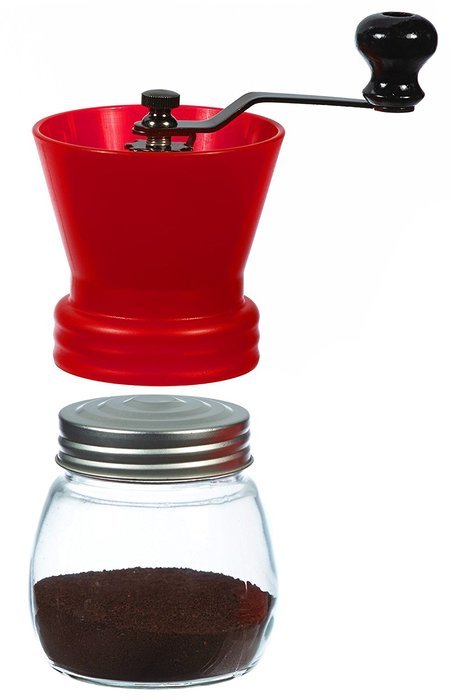GROSCHE Bremen Adjustable Ceramic Conical Burr Manual Coffee Grinder (Black) N11