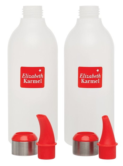 Elizabeth Karmel's Saucy 16-Ounce Squeeze Bottles with Decorator Tips, Set of 2 N8