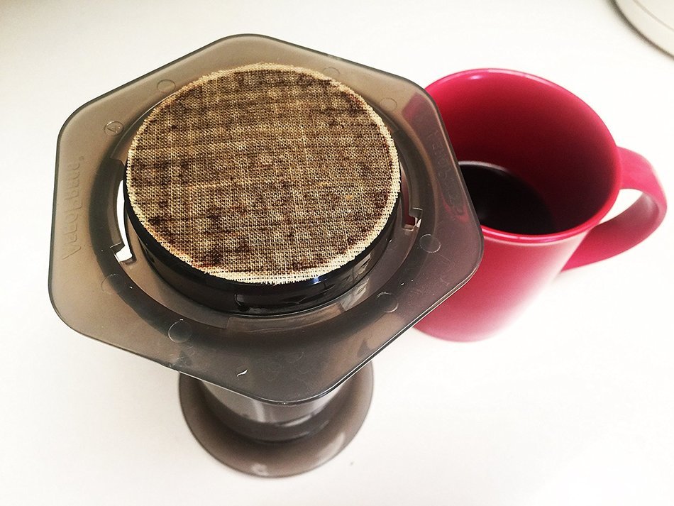 P&F(12 pack)Natural Reusable Coffee Filters for Aeropress Coffee Maker-FULL TASTE-NO HARMFUL CHEMICAL IN YOUR... N5