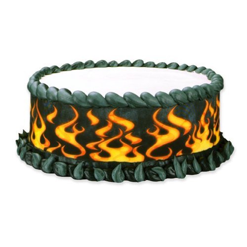Rock Star Variety Flames Edible Designer Prints - Three per page