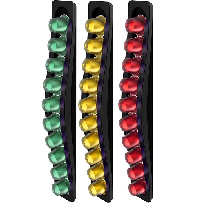 Swissmar CAPstore Wave 20 Nespresso Capsule Magnetic Storage Rack N6