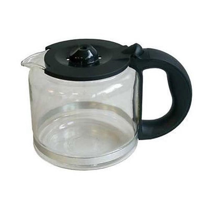 Coffee Makers Parts And Accs Krups Ms 621696 Km1000 Km1010 Coffee Maker Glass Carafe And Lid Black 0046