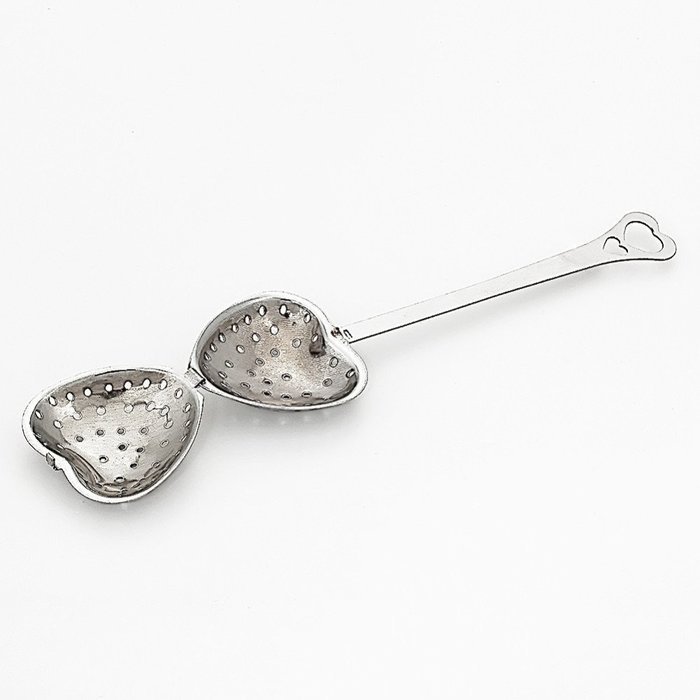 Practical Heart Shape Stainless Steel Tea Infuser Spoon Strainer ...