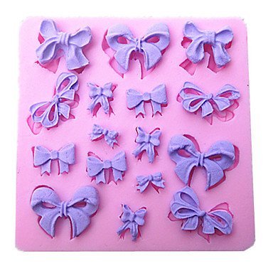 Y&XL&H Mini Bowknot Shapes Silicone Mold Cake Mould Baking Kitchen Sugarcraft Decoration Tool