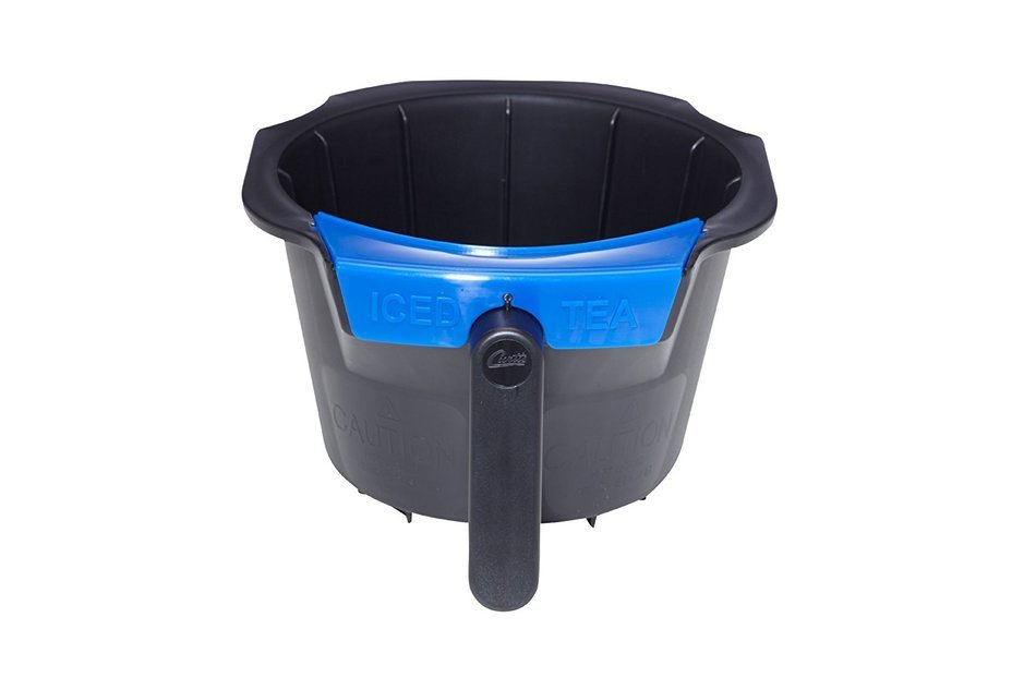 Wilbur Curtis Standard Black, Non-Metallic, Tea Logo With Splash Guard - Commercial-Grade Brew Basket - WC-3398...