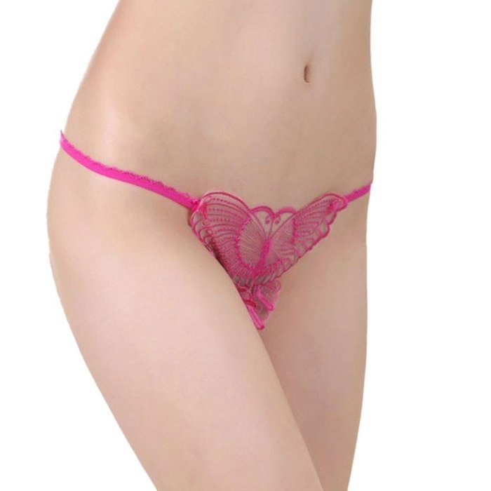 Underpants ，Beautyvan Comfortable 2016 New Embroidery Panties Briefs Lingerie G-string Fashion Thongs (Red) N7