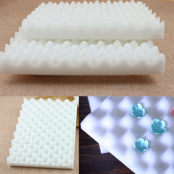 Genenic 2Pcs DIY Sugarcraft Fondant Cake Decorating Foam Pad Sponge Mats Dry Flower N6